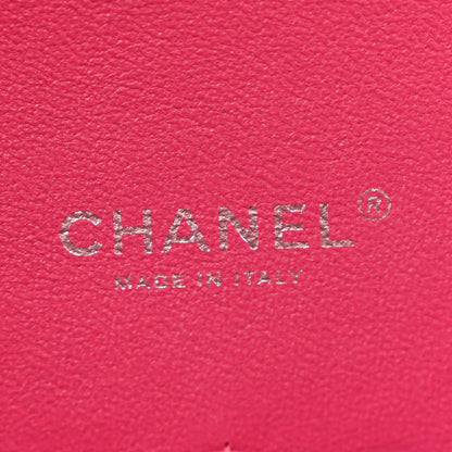 Chanel Patent Maxi Quilted Double Flap Dark Pink 6 of 11