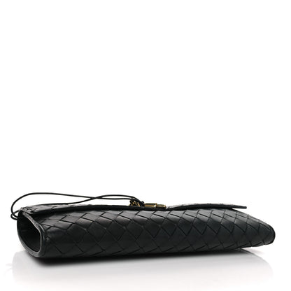 Bottega Veneta Nappa Intrecciato Long Andiamo Top Handle Clutch Fondant 4 of 9