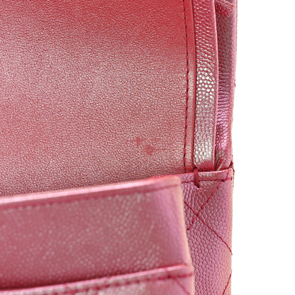 Chanel Iridescent Caviar Quilted Medium Double Flap Pink 10 of 10