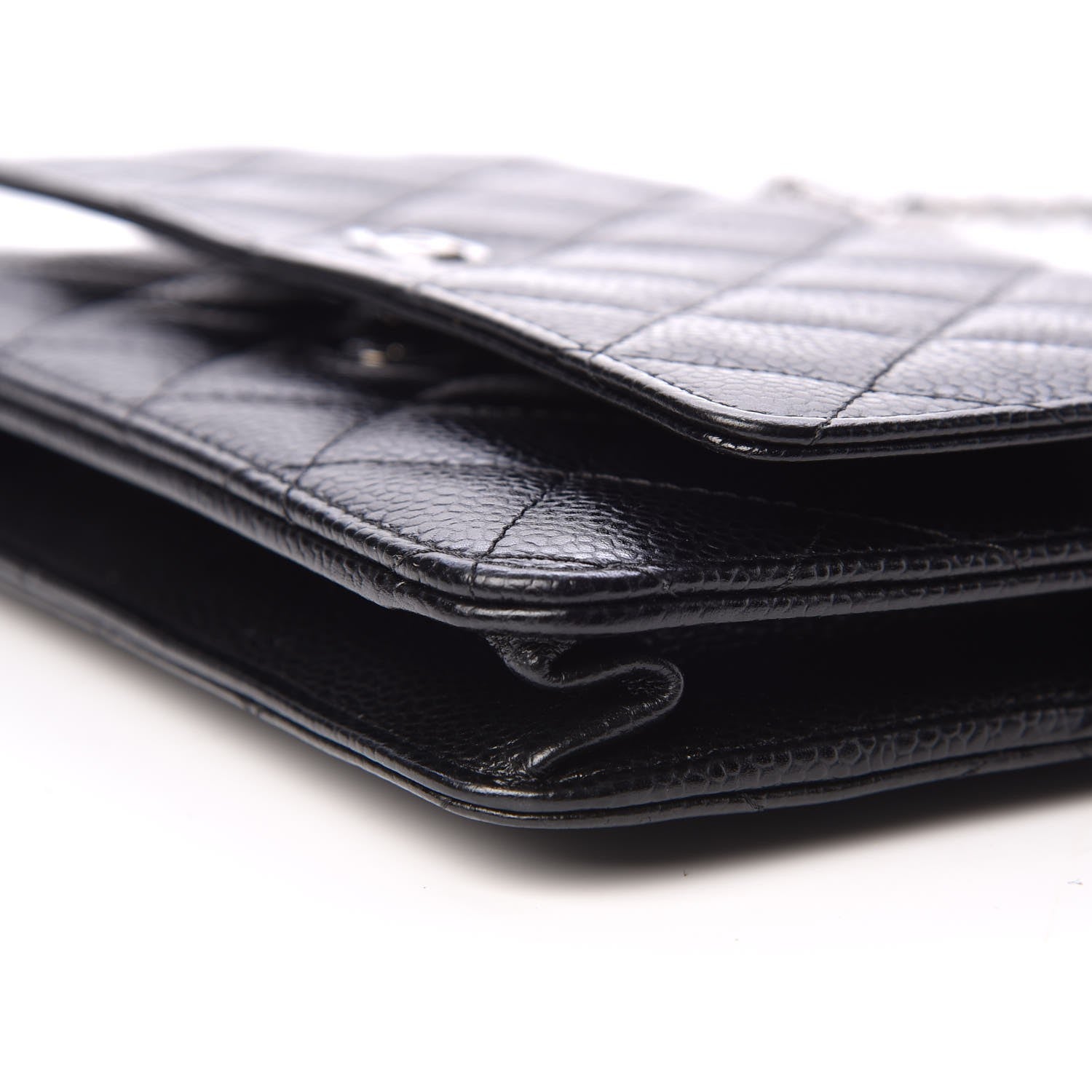 Chanel Caviar Quilted Wallet On Chain WOC Black 10 of 10