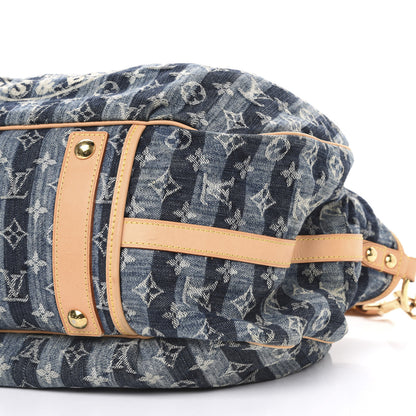 Louis Vuitton Denim Raye Cabas GM 10 of 17