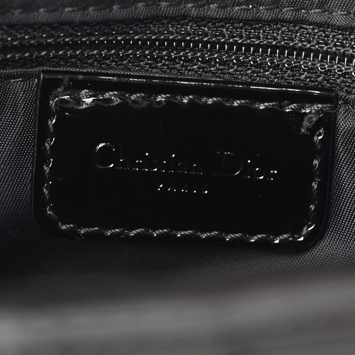 Nylon Saddle Bag Black