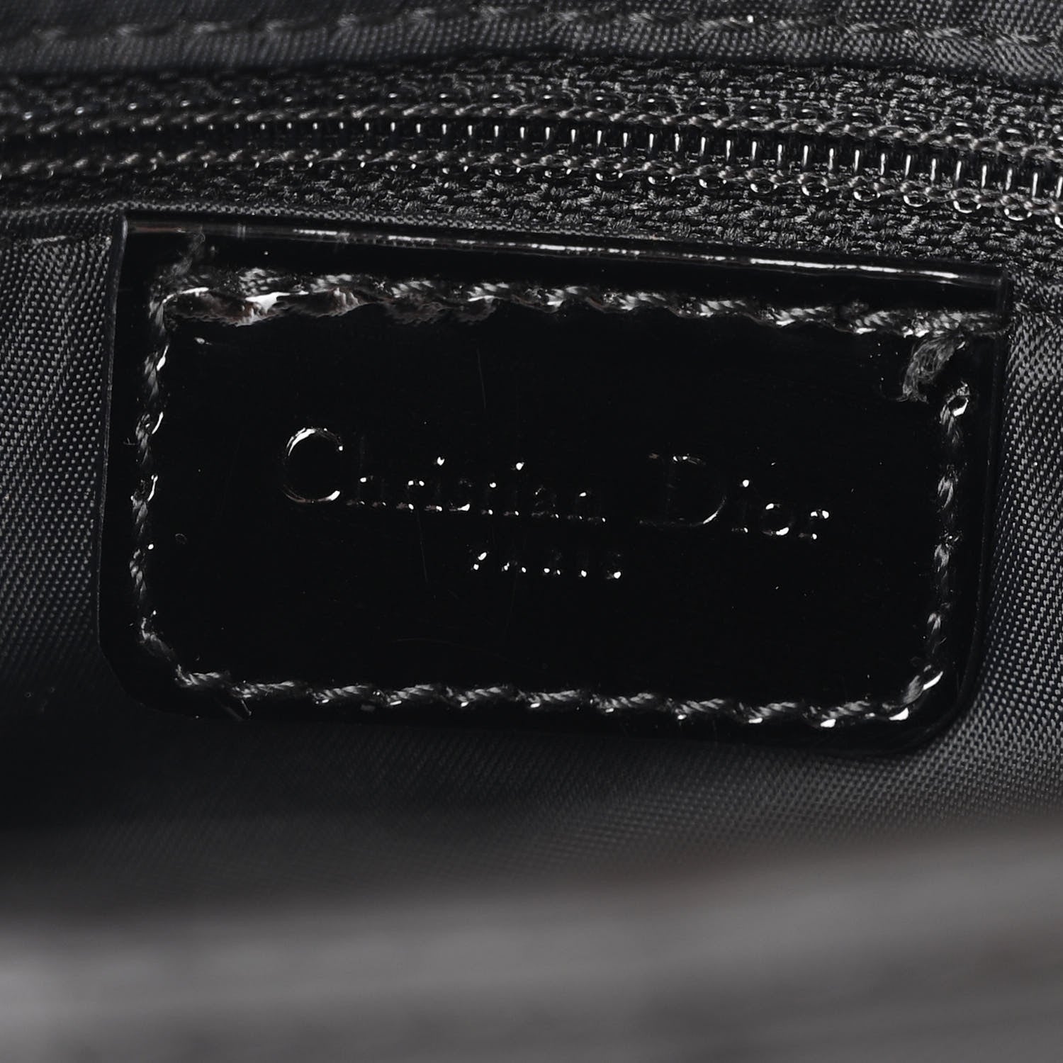 Christian Dior Nylon Saddle Bag Black 6 of 10