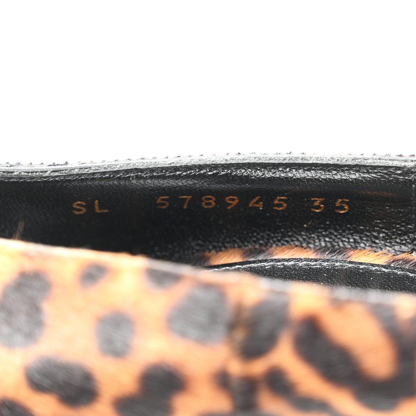 Calf Hair Leopard Print Opyum 110 Pumps 35 Brown