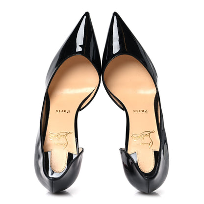 Christian Louboutin Patent Iriza 100 Pumps 38.5 Black 2 of 8