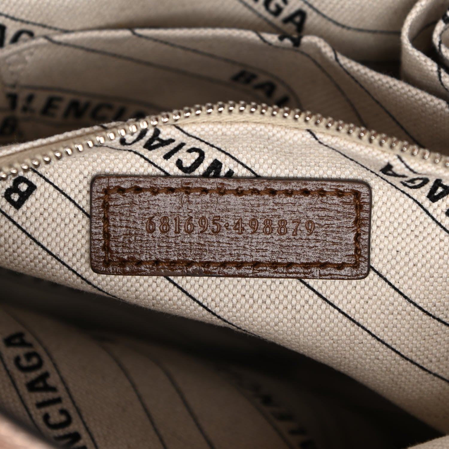 Balenciaga X GUCCI GG Monogram Azalea Calfskin Neo Classic Silver Hardware Medium City Beige Ebony Brown Sugar 7 of 9