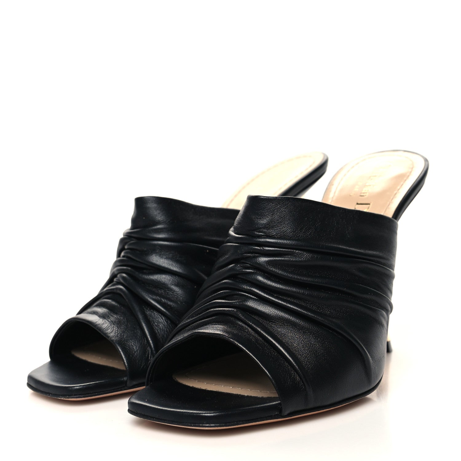 Christian Dior Lambskin D-Fame Mule Sandals 39 Black 3 of 8