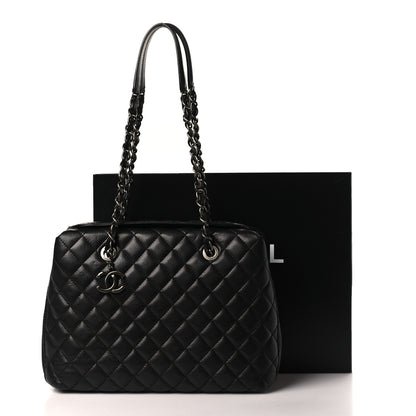 Chanel Caviar Quilted City Shopping Tote Black 12 of 12