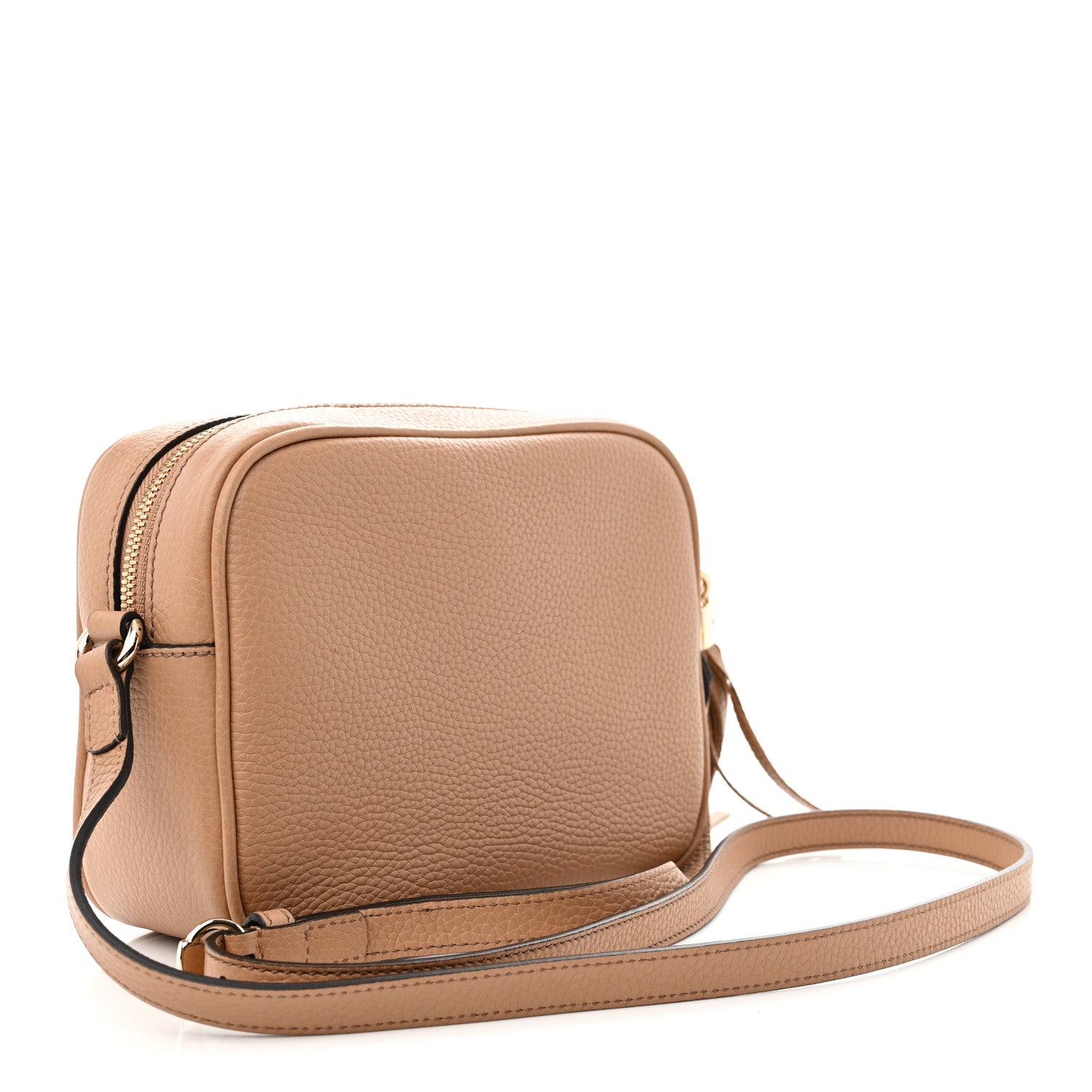 Gucci Pebbled Calfskin Small Soho Disco Bag Camelia 3 of 10