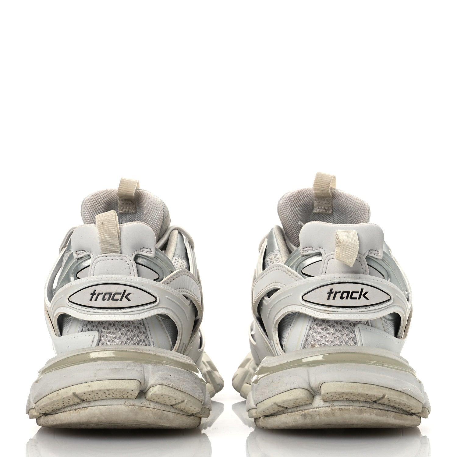 Balenciaga Rubber Mesh Fabric Monocolor Recycled Sole Womens Track Sneakers 38 White 6 of 13