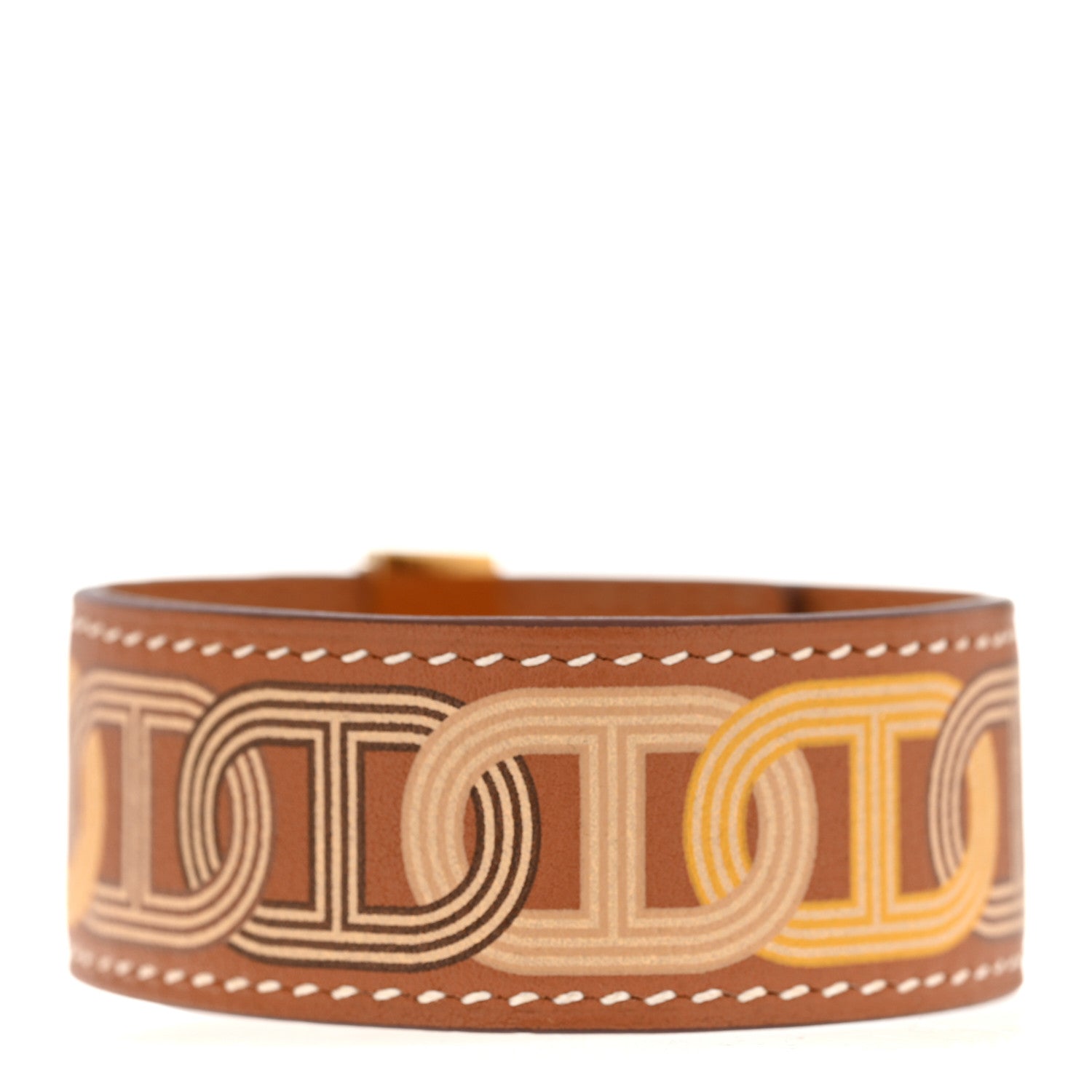 Hermes Swift Collier de Chien CDC 24 Light Circuit Bracelet T3 Gold 3 of 4