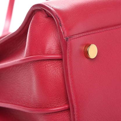 Saint Laurent Calfskin Small Sac De Jour Lipstick Fuchsia 12 of 16