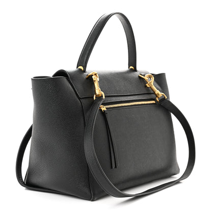 Celine Grained Calfskin Mini Belt Bag Black 2 of 13