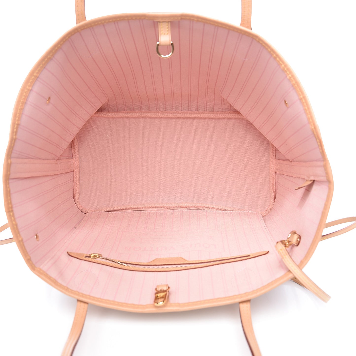 Damier Azur Neo Neverfull MM Rose Ballerine