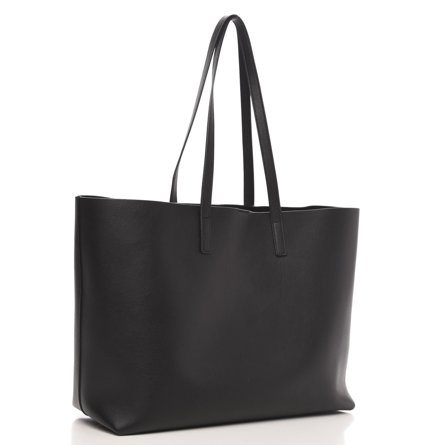 Saint Laurent Calfskin Large Shopping Tote Black 3 of 12