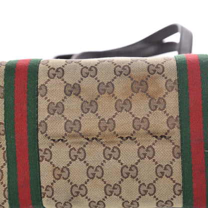 Gucci Monogram Medium Jolicoeur Tote Dark Brown 15 of 19