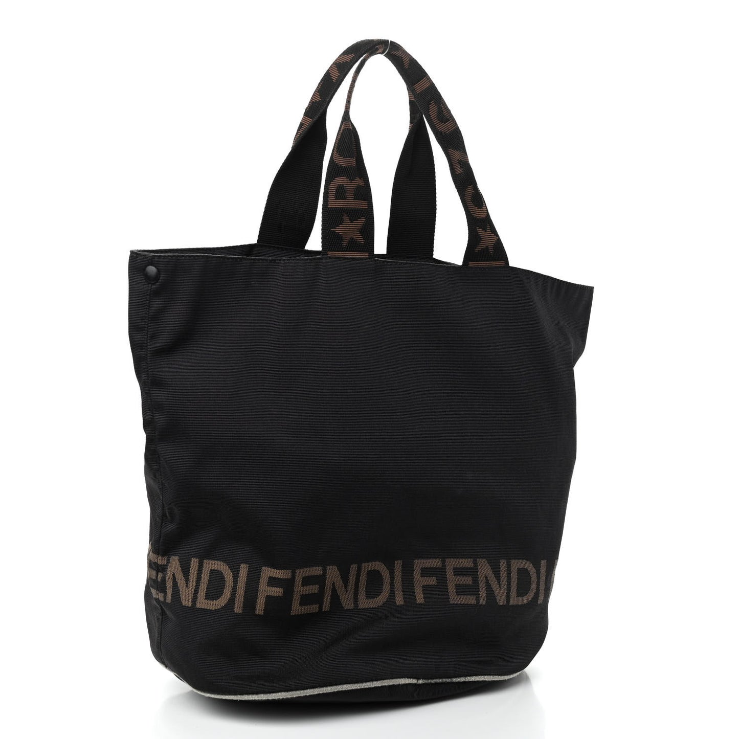 FF Canvas Bucket Bag Black