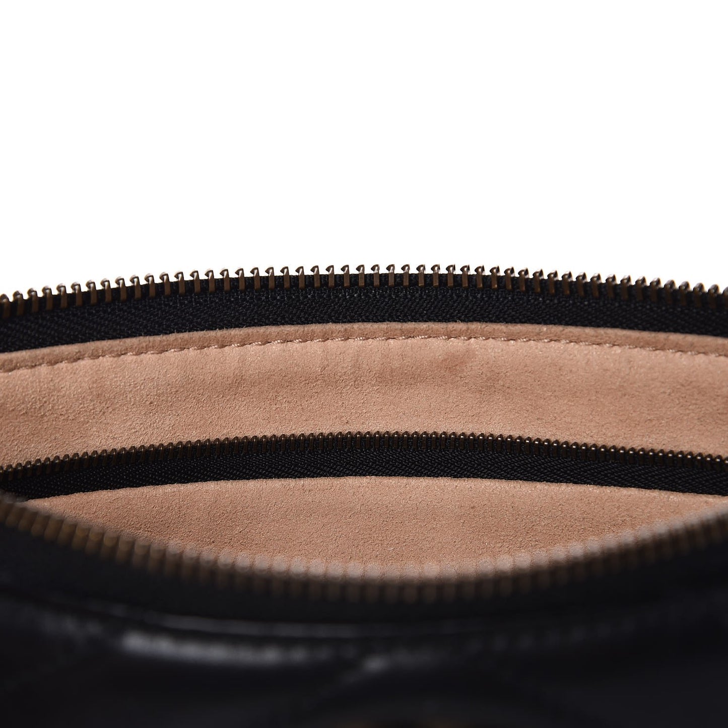 Calfskin Matelasse Mini GG Marmont Chain Bag Black