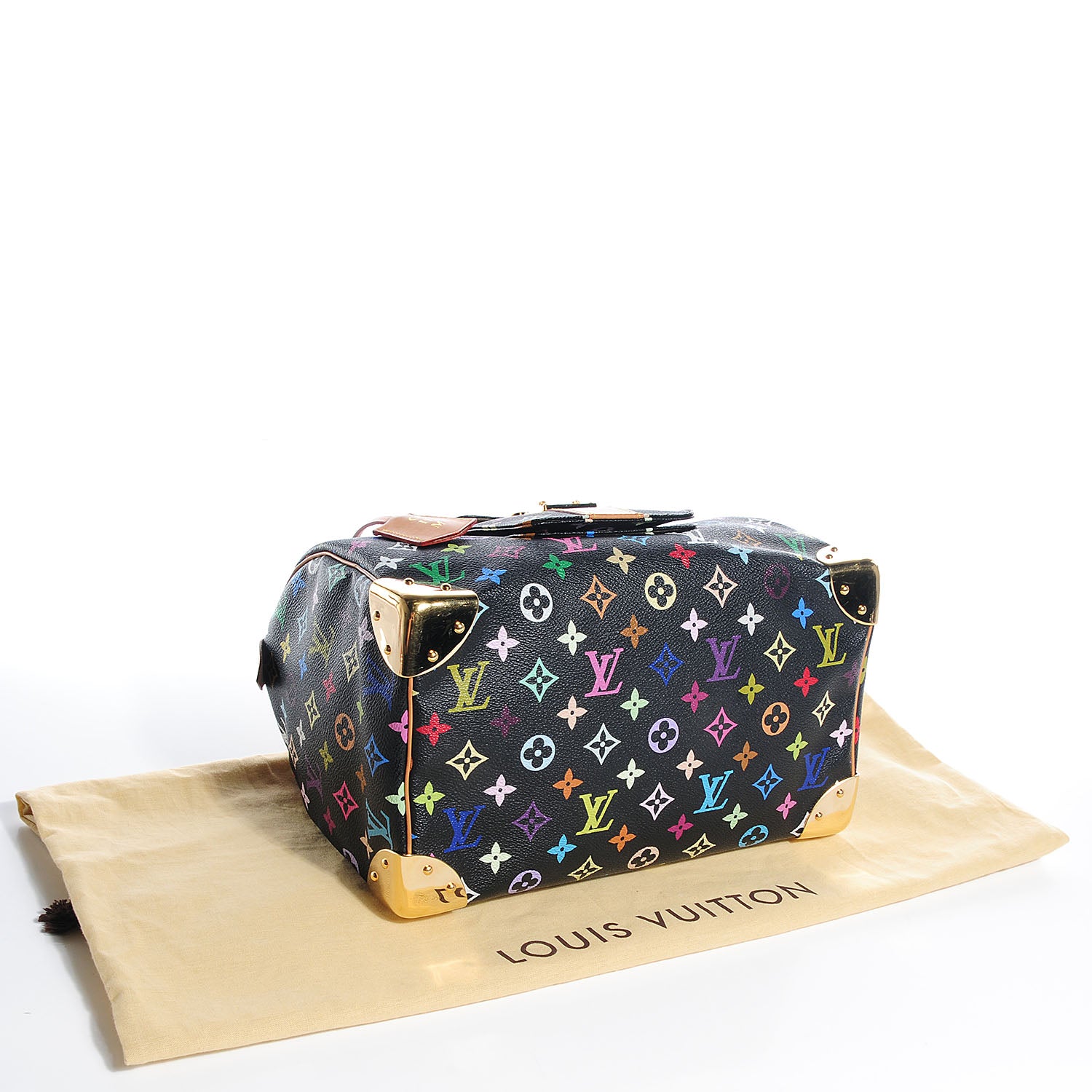 Louis Vuitton Monogram Multicolor Speedy 30 Black 5 of 11