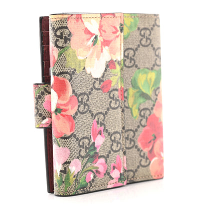 Gucci GG Supreme Monogram Blooms French Flap Wallet Beige Multicolor Dry Rose 2 of 6