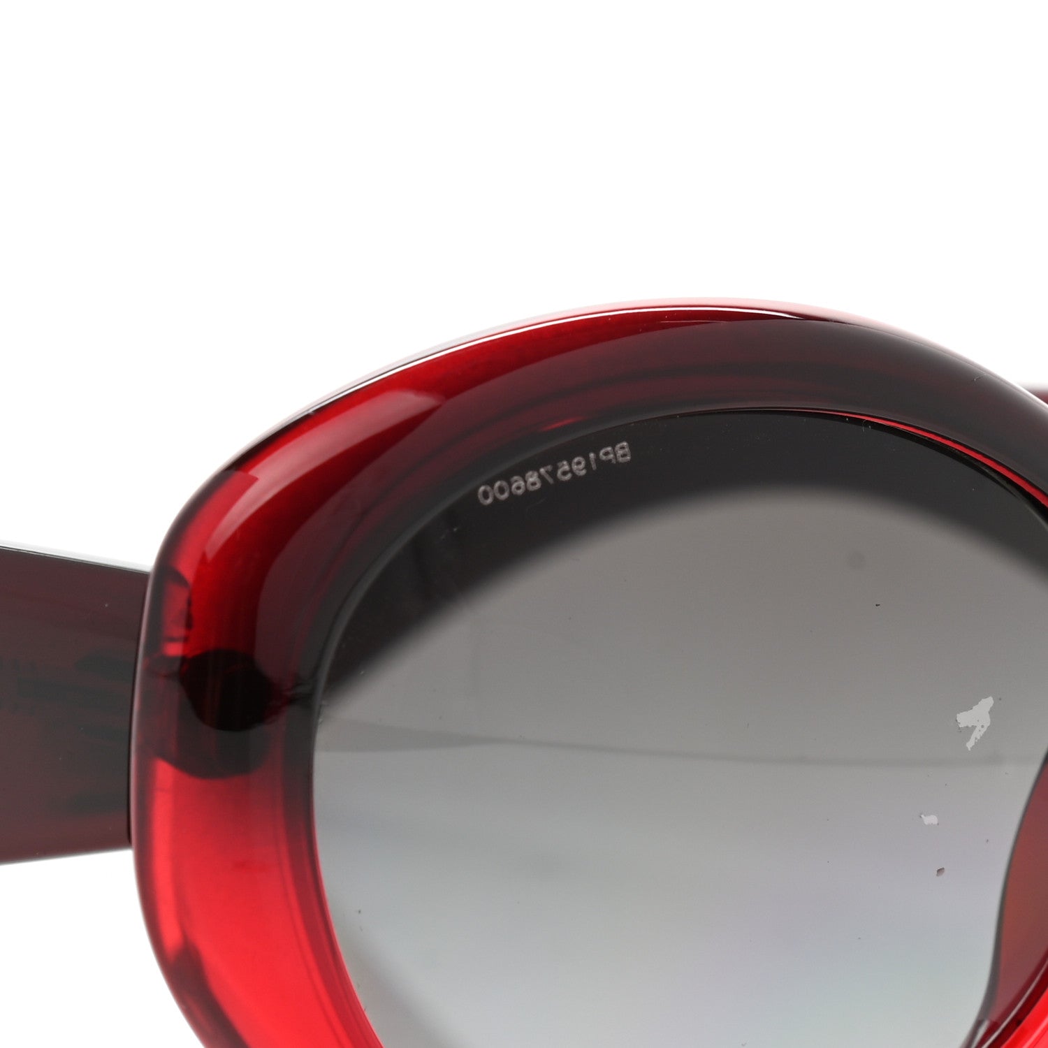 Prada Polarized Sunglasses SPR 30P Red 7 of 9