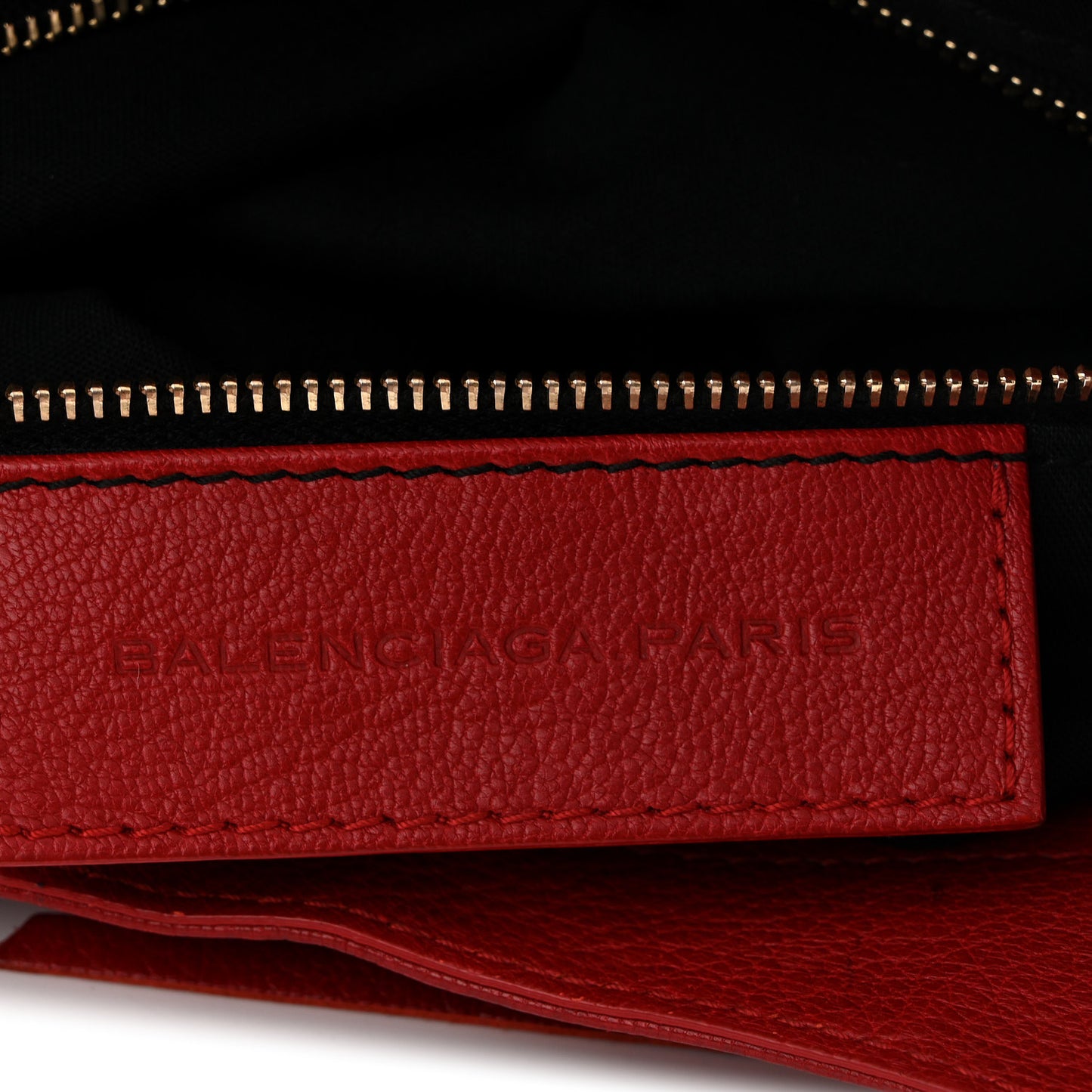 Sugar Goatskin Classic Gold Hardware Velo Rouge Coquelicot