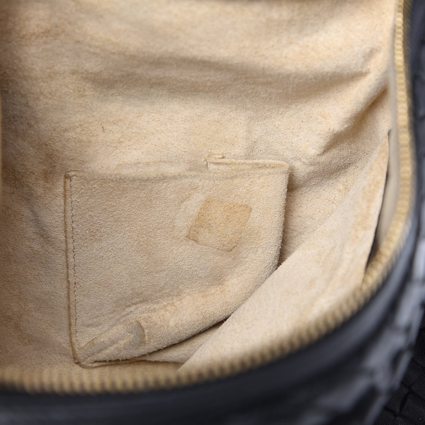 Nappa Intrecciato Hobo Black