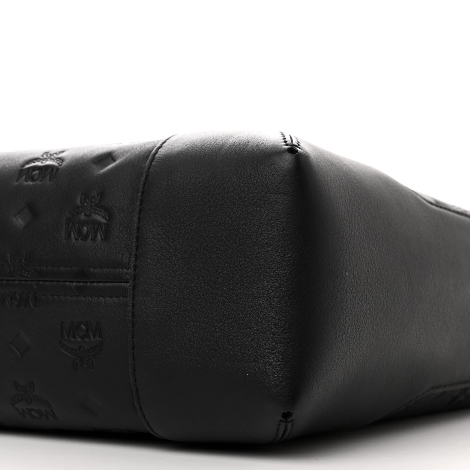 MCM Calfskin Ottomar Monogram Large Klara Hobo Black 11 of 11