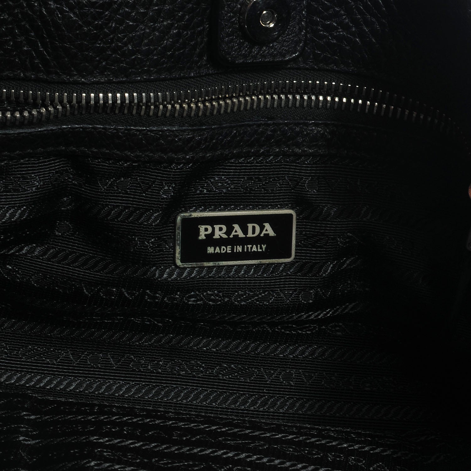 Prada Vitello Daino Braided Hobo Nero Black 6 of 10