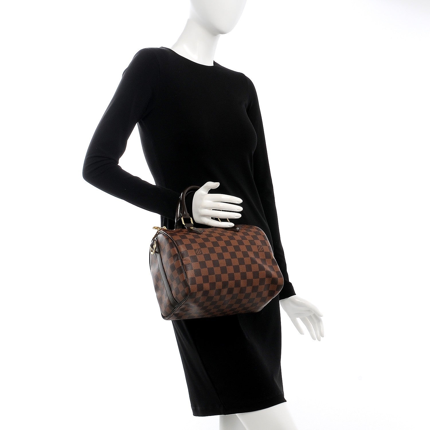 Louis Vuitton Damier Ebene Speedy Bandouliere 25 3 of 8