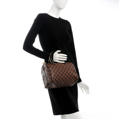 Louis Vuitton Damier Ebene Speedy Bandouliere 25 3 of 8