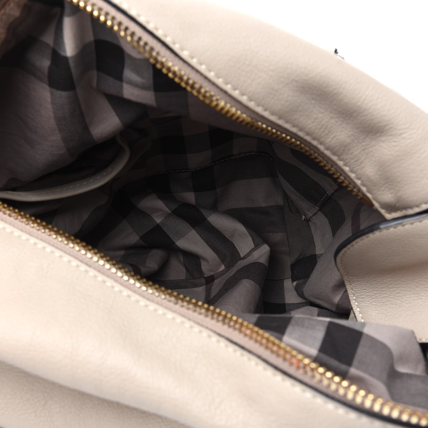 Calfskin Satchel Limestone