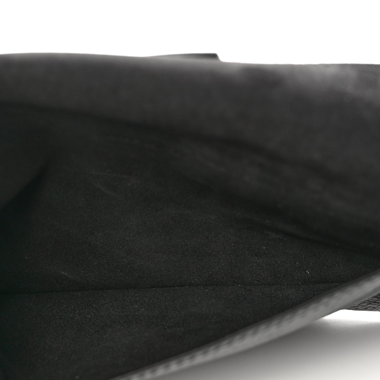 Crinkled Lambskin 135mm Saddle Belt Black