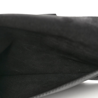 Christian Dior Crinkled Lambskin 135mm Saddle Belt Black 4 of 6