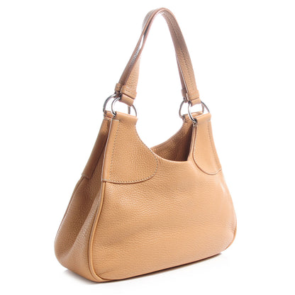 Prada Vitello Daino Box Shoulder Bag Naturale 3 of 9