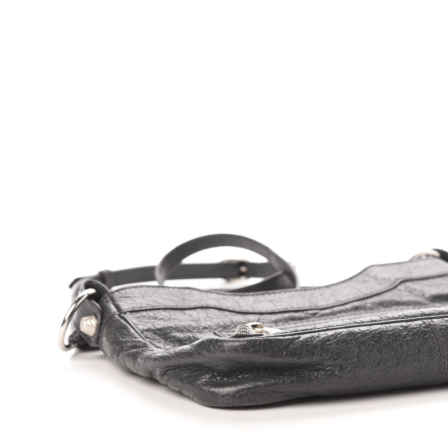Agneau Giant 12 Silver Hardware Hip Gris Fossile