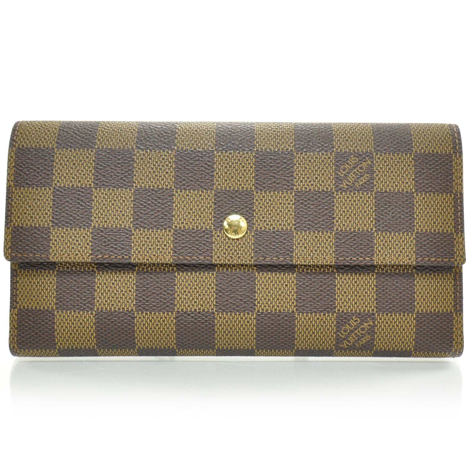 Louis Vuitton Damier Ebene Porte Tresor International Wallet 1 of 8