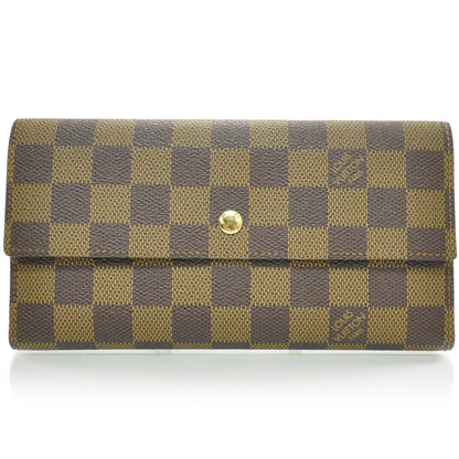 Louis Vuitton Damier Ebene Porte Tresor International Wallet 1 of 8