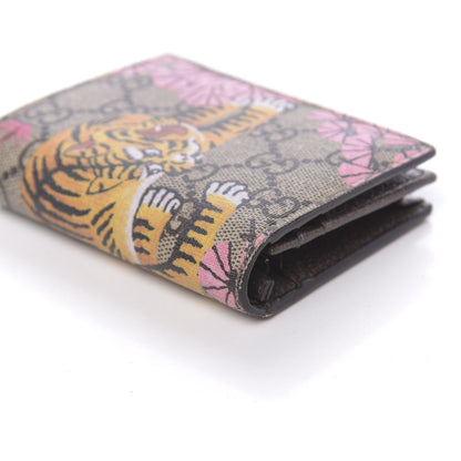 Gucci GG Supreme Monogram Bengal Card Case Beige Pink 11 of 11