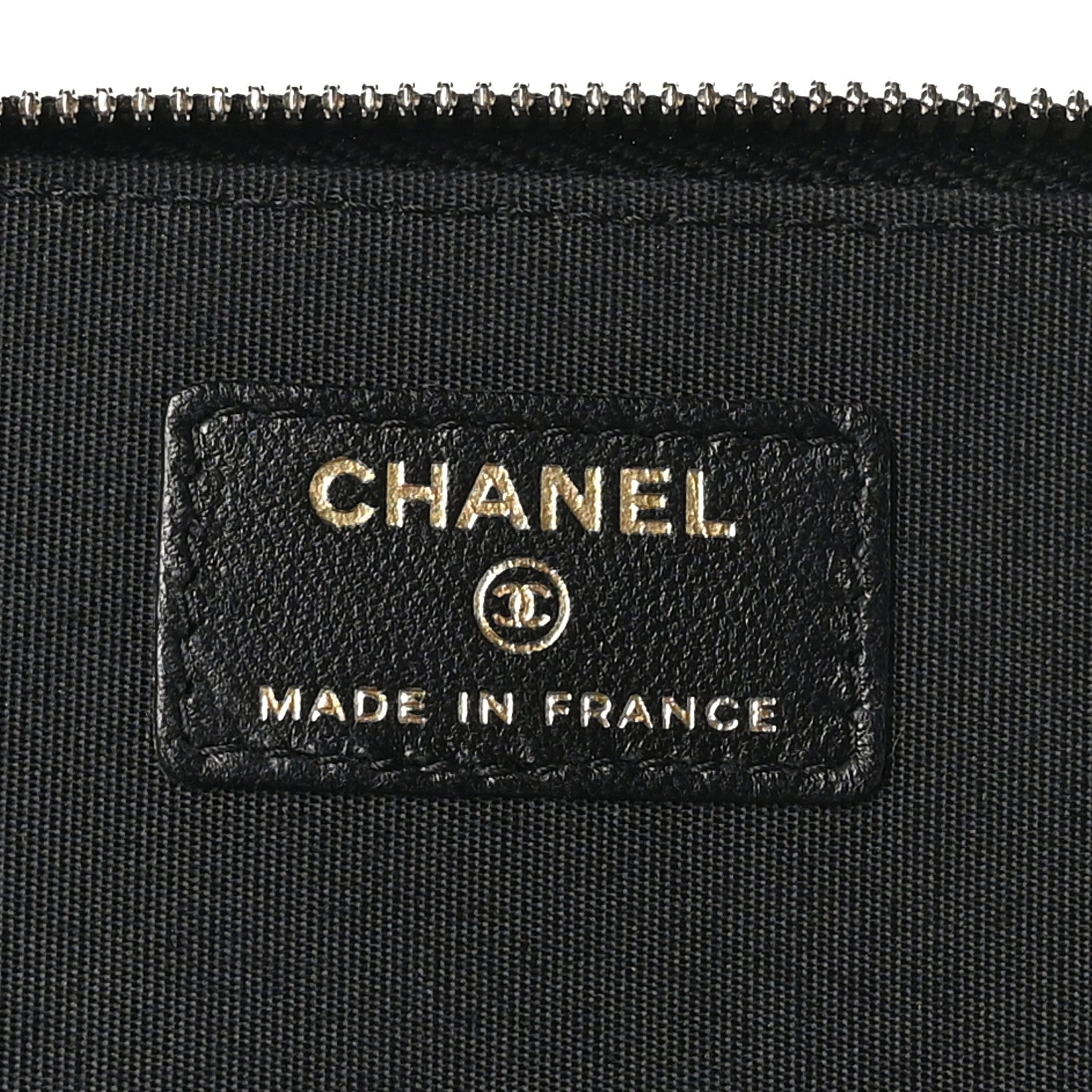 Chanel Lambskin Quilted Small Top Handle Vanity Case With Chain Black 6 of 10