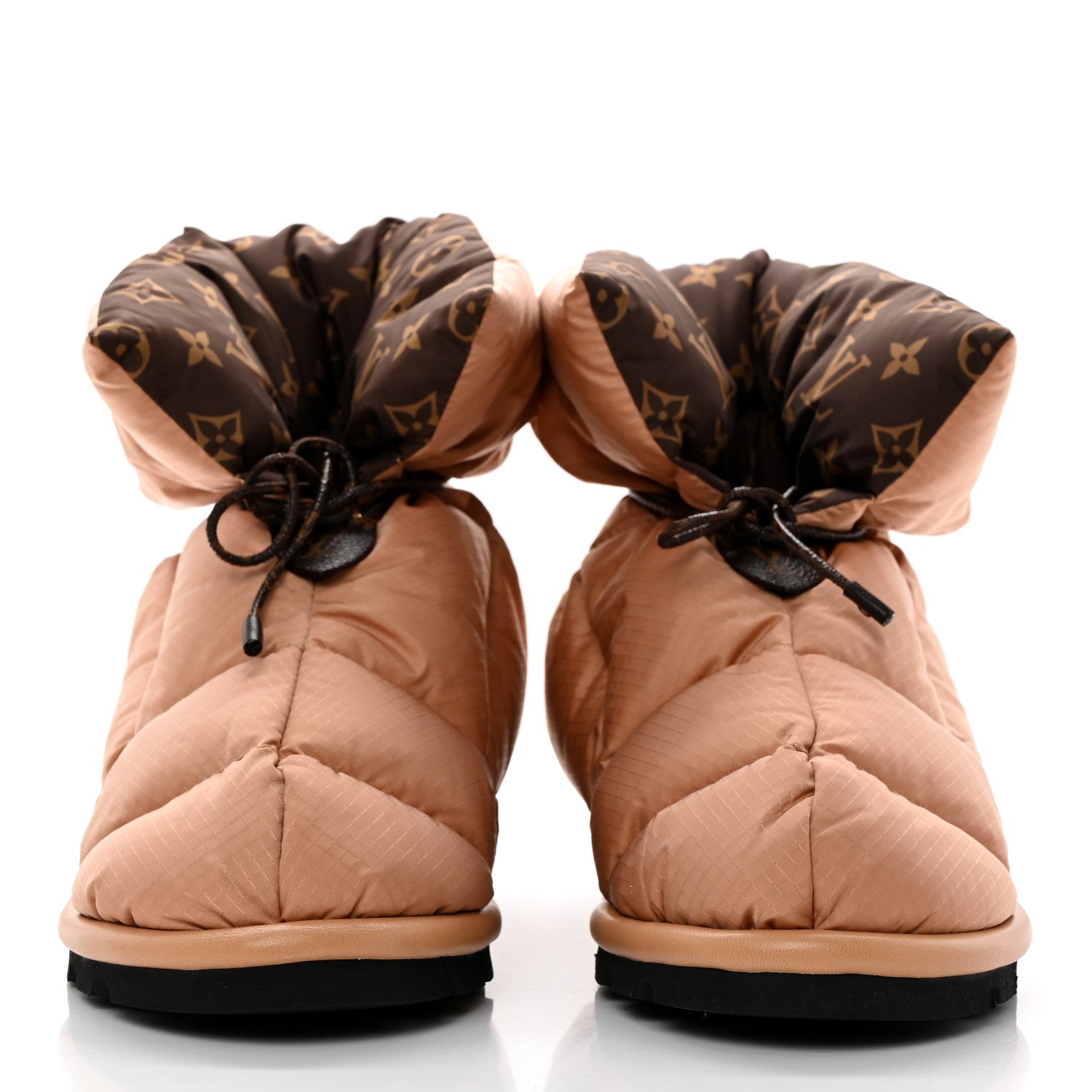 Louis Vuitton Nylon Monogram Pillow Comfort Ankle Boot 40 Beige 2 of 8