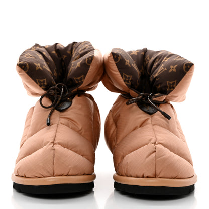 Louis Vuitton Nylon Monogram Pillow Comfort Ankle Boot 40 Beige 2 of 8