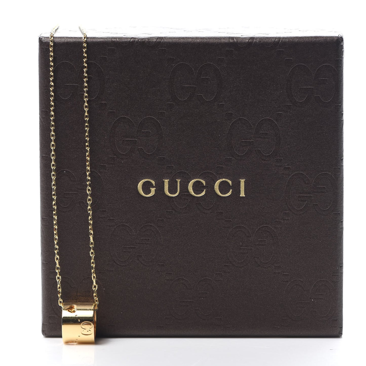 18K Yellow Gold Icon Heart Twirl Pendant Necklace