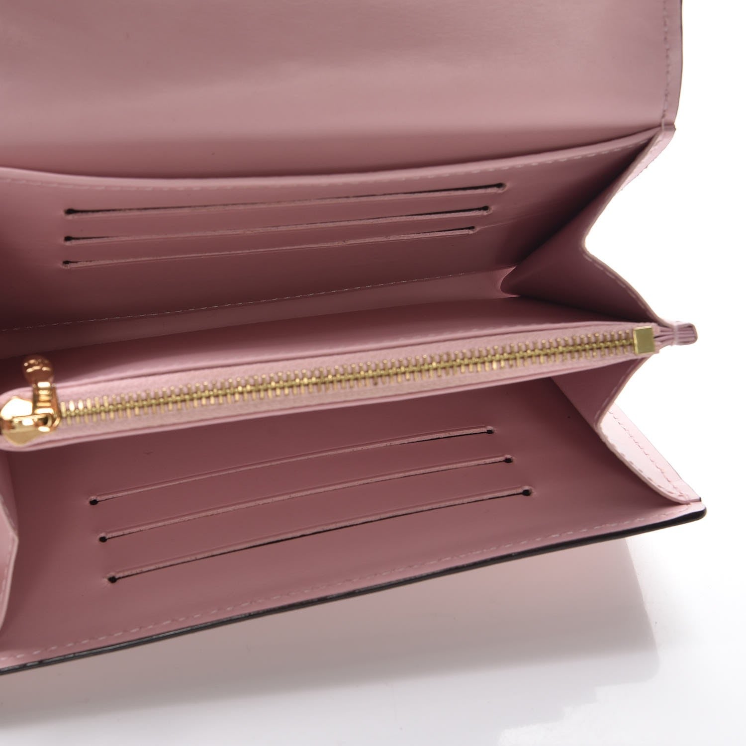 Louis Vuitton Vernis Sarah Compact Wallet Rose Ballerine 5 of 8