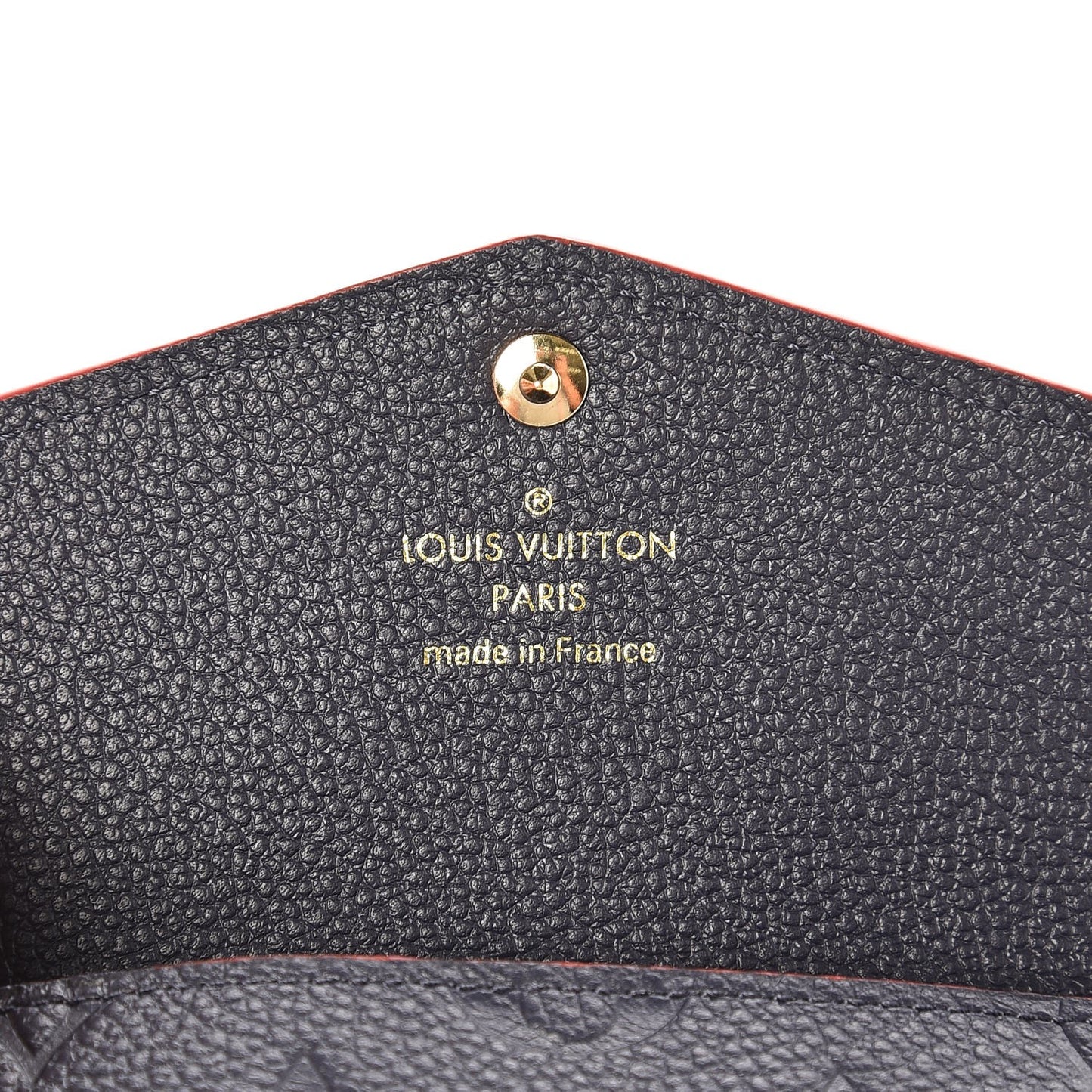 Empreinte Key Pouch Marine Rouge