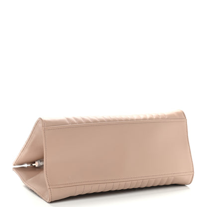 Prada Soft Calfskin Impunture Diagramme Tote Cipria 4 of 10