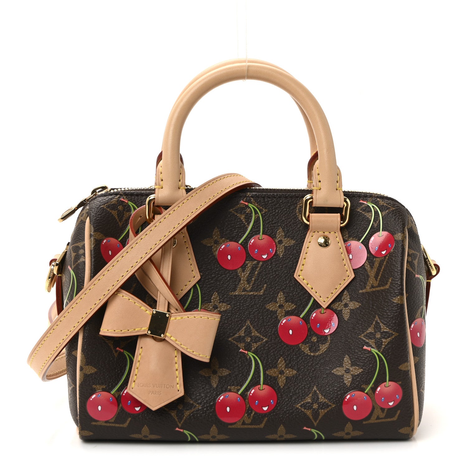 Louis Vuitton LV X TM Monogram Cerises Speedy Bandouliere 20 1 of 9