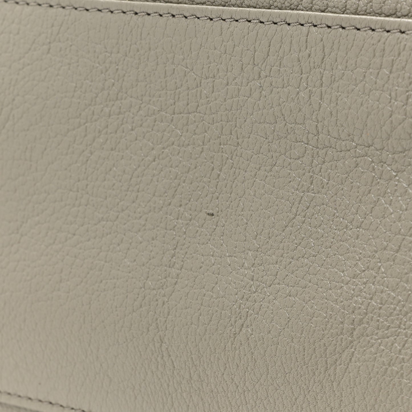 Chevre Gold Metallic Edge Hardware City Gris Taupe