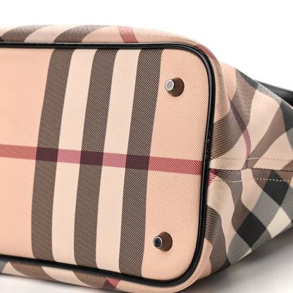 Burberry Supernova Check Regent Tote Black 12 of 13