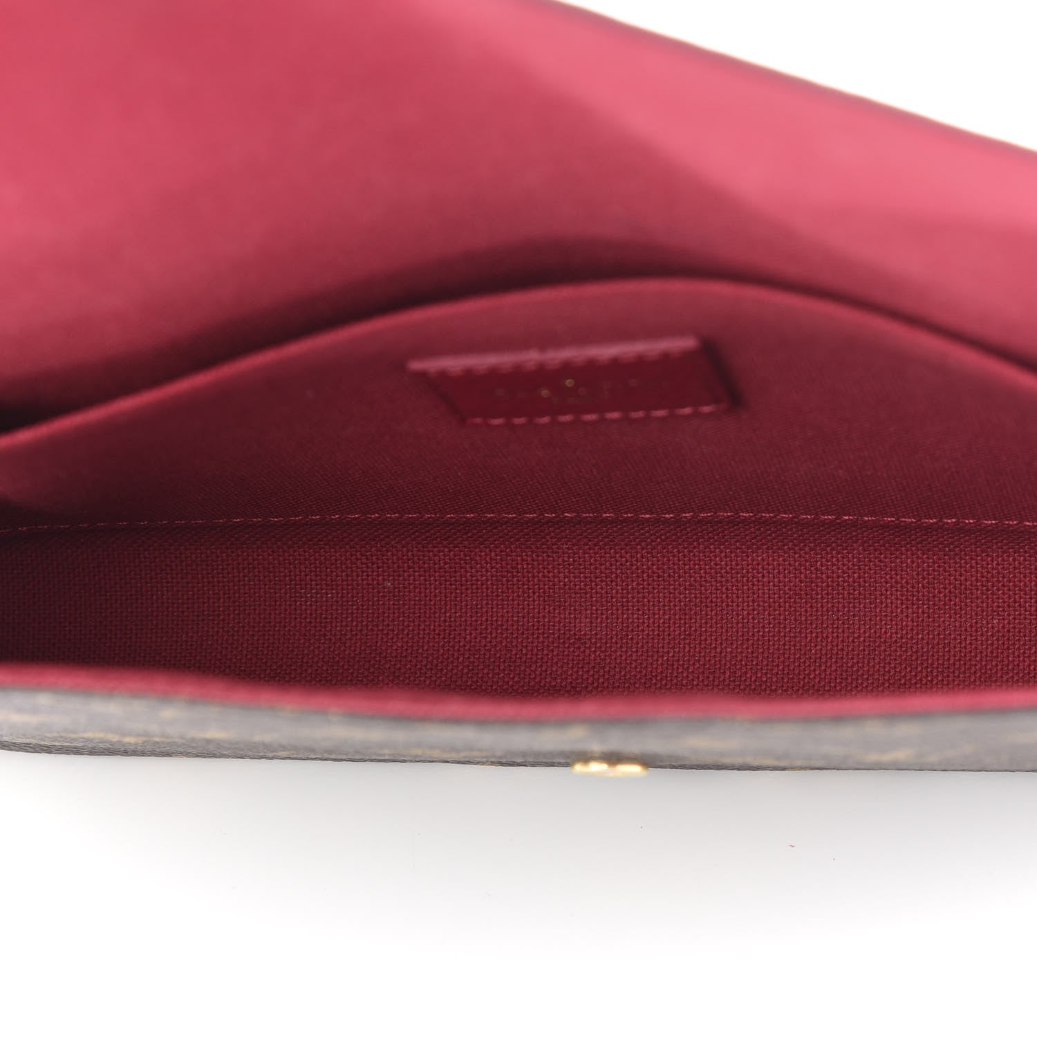 Louis Vuitton Monogram Pochette Felicie Chain Wallet Fuchsia 4 of 12